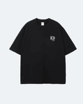 Black Moon Tide T-Shirt with a logo on a white background