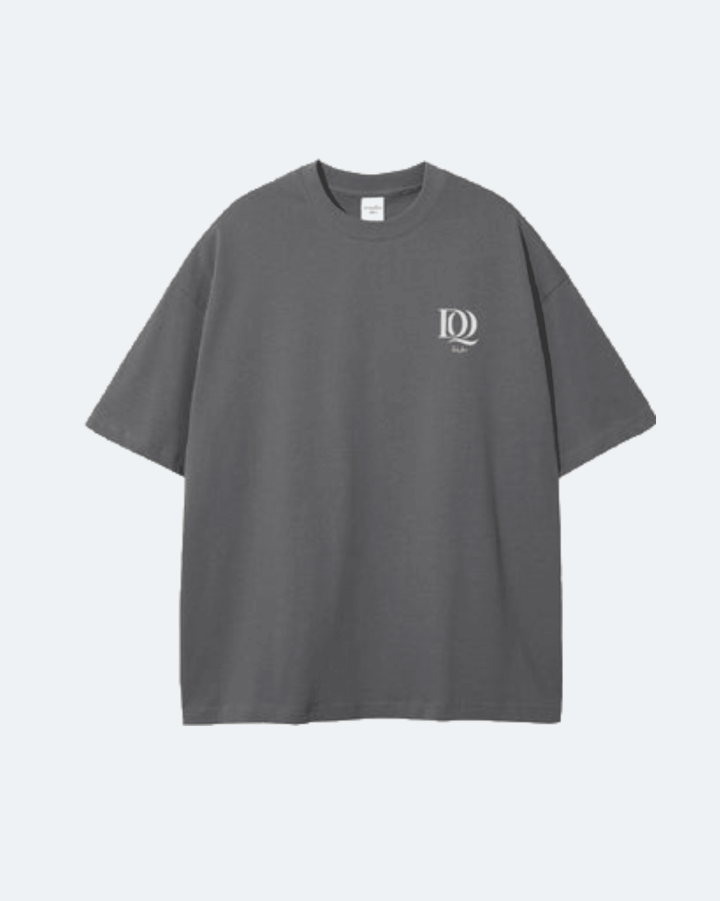 Gray Newman Era T-Shirt with a logo on a light gray background