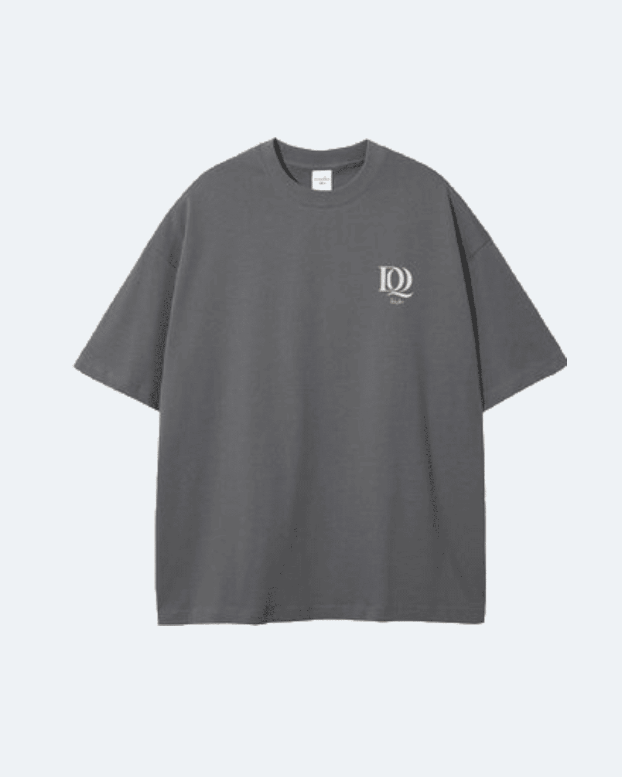 Gray Newman Era T-Shirt with a logo on a light gray background