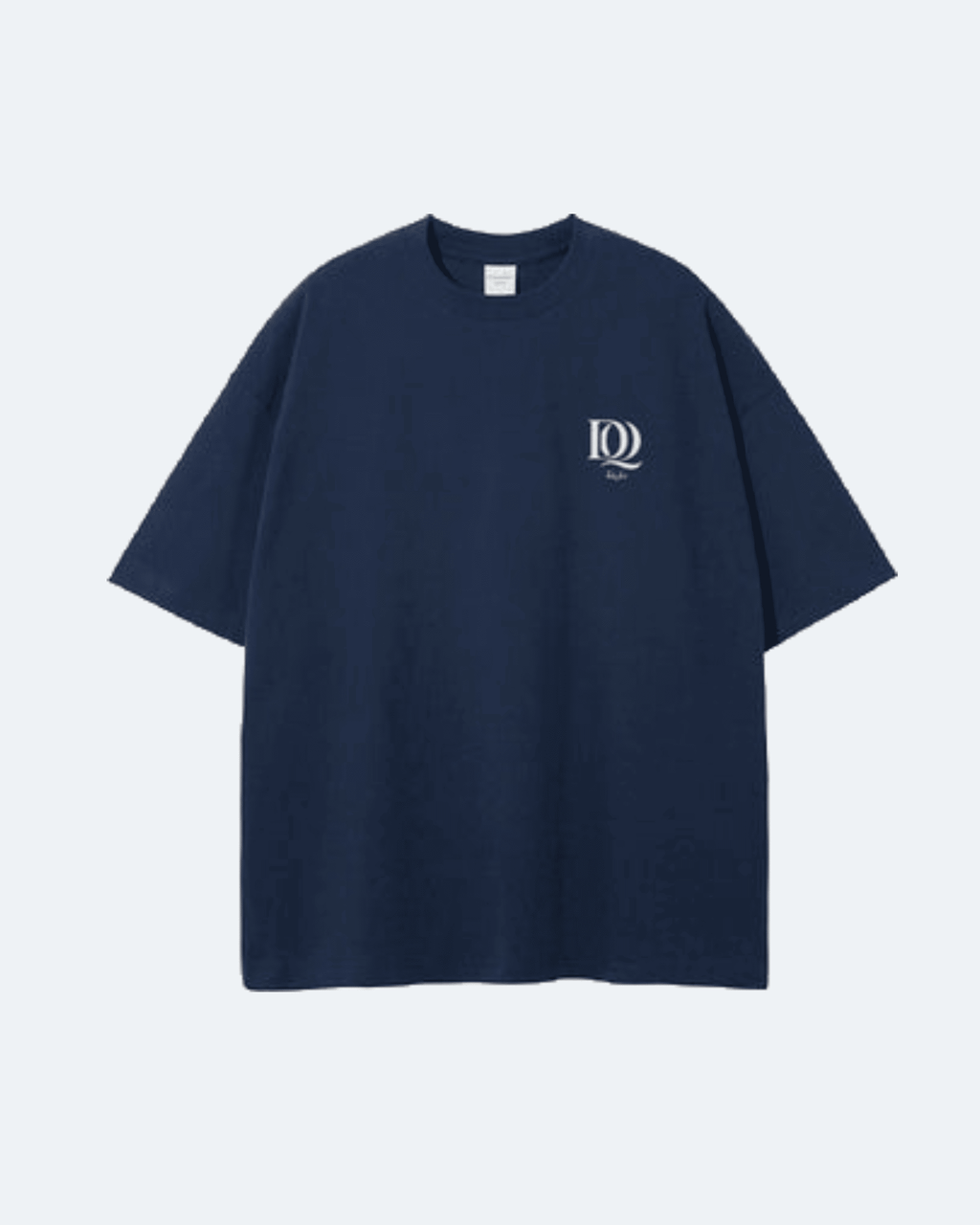 Navy blue Newman Era T-Shirt with a logo on a light gray background