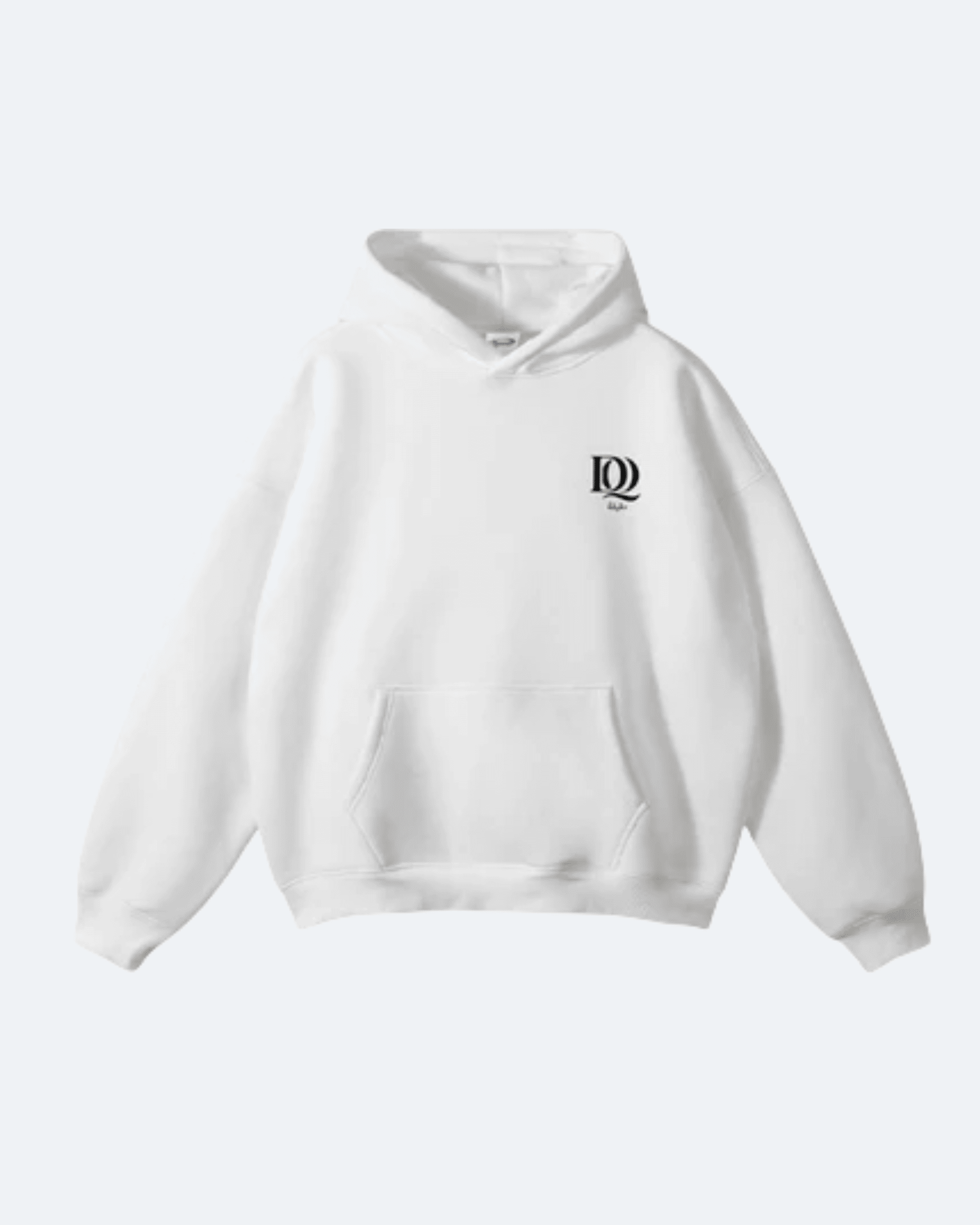 White Oman Edition Hoodie with a logo on the chest against a white background