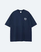 Navy blue Royal Time T-Shirt with a logo on the chest against a light gray background
